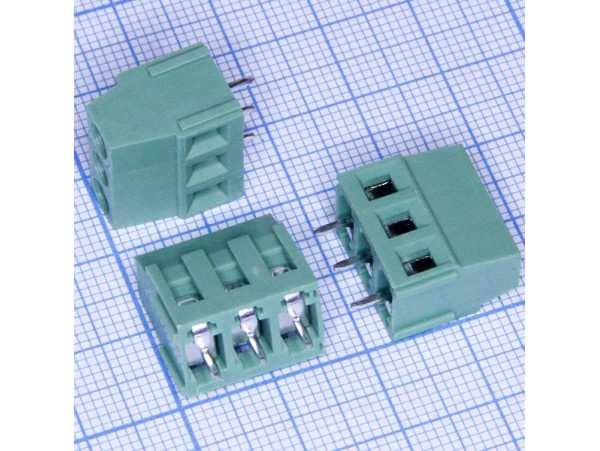 TB-01B клеммник 3к шаг 5мм на плату