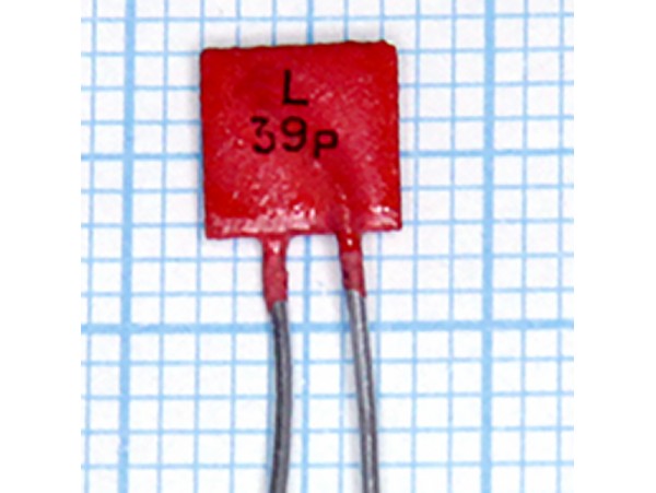 Конденсатор 39p/50V К10-7в