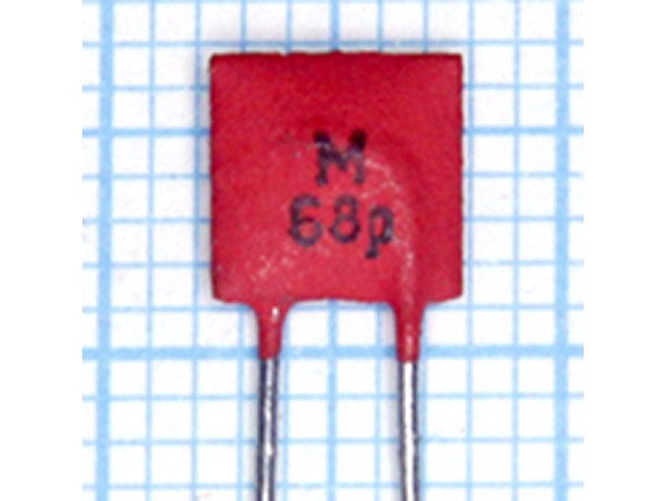 Конденсатор 68p/50V К10-7в