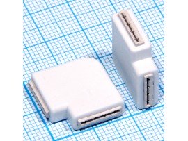 Коннектор угловой  4 pin жесткий