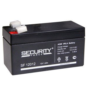 Аккумулятор 12V/1,2Ah SF12012 97х43х53 мм Security
