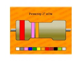 Резистор-0,125-27 кОм С2-29