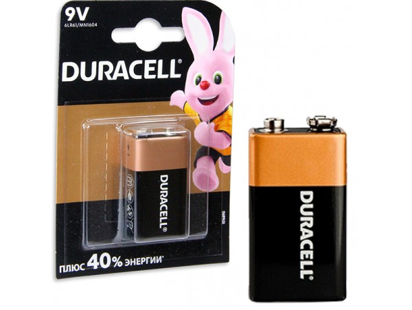 Батарея 9V 6LR61 DURACELL