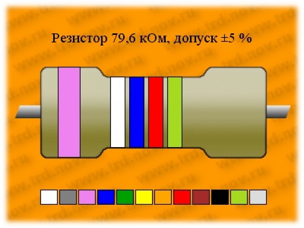 Резистор-0,25-79,6 кОм С2-13