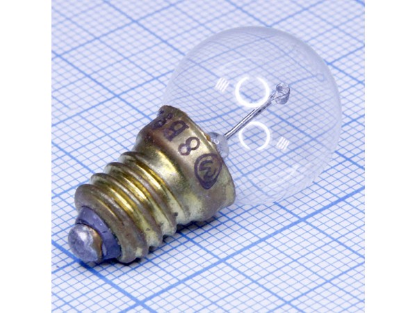 Лампа 8V 9W E10/13 ОП8-9