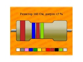 Резистор-0,25-160 Ом
