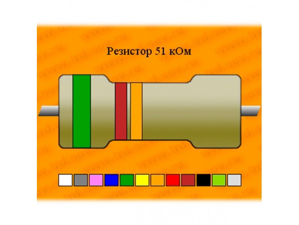 Резистор-0,125-51 кОм