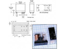 Реле 12VDC G2R1E12DC 1C 16A/250VAC