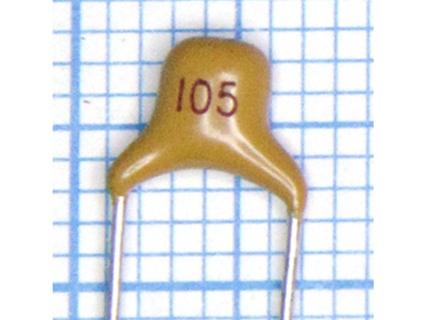 Конденсатор Y5V 1,0µF +80-20% керамика импорт 50V