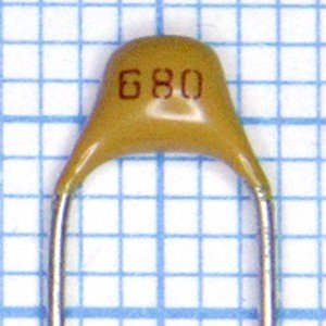 Конденсатор NPO 68пф 5% керамика импорт 50V