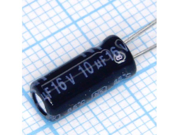 Конд.10/16V NPL 0712 +85°C