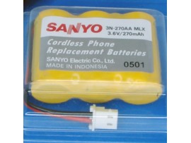 Акк.3,6V/270Секция(3*d=14;L=30)SANYO 3N-270 NICD