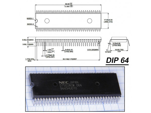 µPD75028CW-064