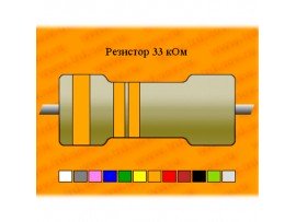 Резистор-0,125-33 кОм