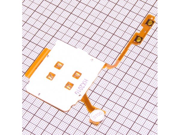 Nokia 7310 Supernova Шлейф с компонентами и платой