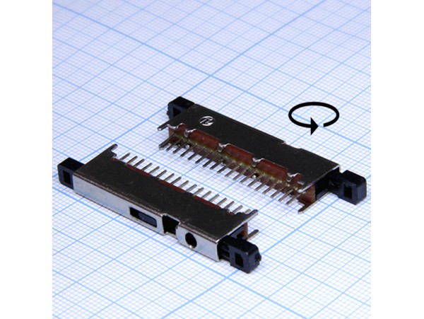 Переключатель записи, движковый 18 pin