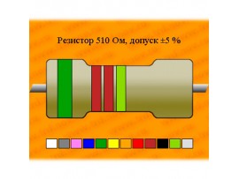 Резистор-0,062-510 Ом±5%