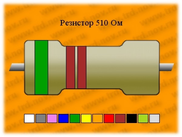 Резистор-0,5-510 Ом