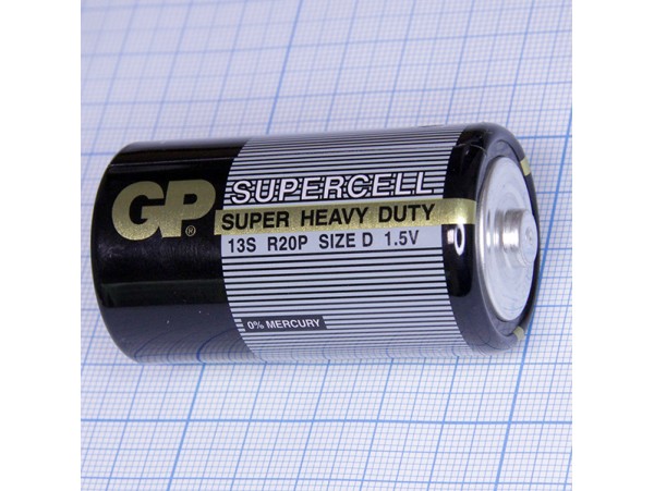 Элемент питания 1,5V R20 GP