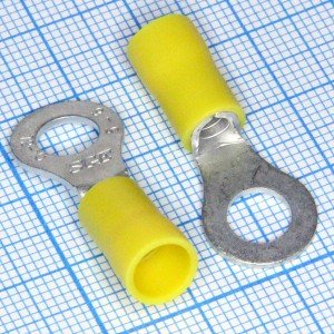 TRI-5.5-6 Наконечник кольцевой М6 (4,0-6,0) Жёл.