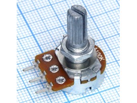 Резистор 100 кОм под гайку L=20 RV16AF-20-20K-A100K-3