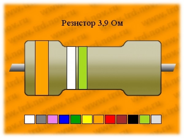 Резистор-1-3,9 Ом