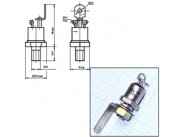 Тирист.сил. ТСО142-50-12