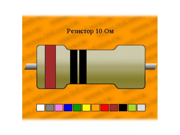 Резистор-5-10 Ом С5-37