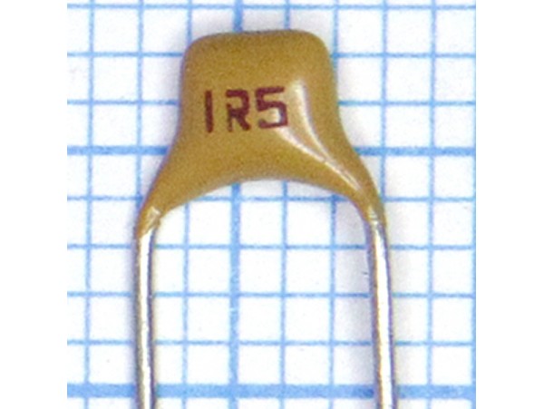 Конденсатор NPO 1,5пф 10% керамика импорт