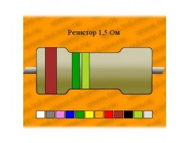Резистор-2-1,5 Ом