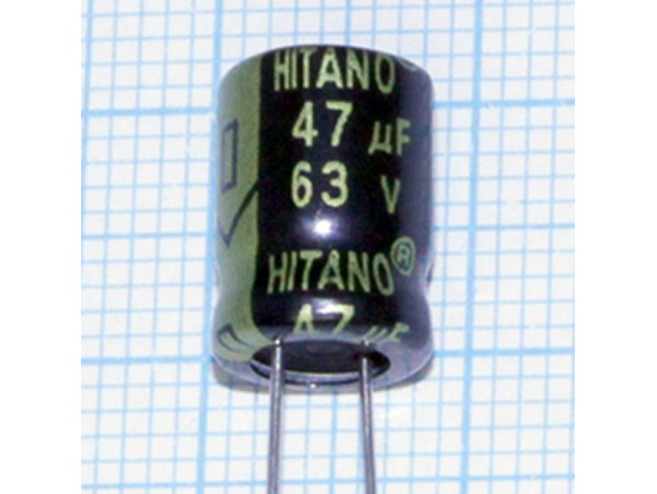 Конд.47/63V 0812+105°С EXR
