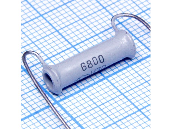 Конденсатор 6800p Н70 КТ1(трубчат.)