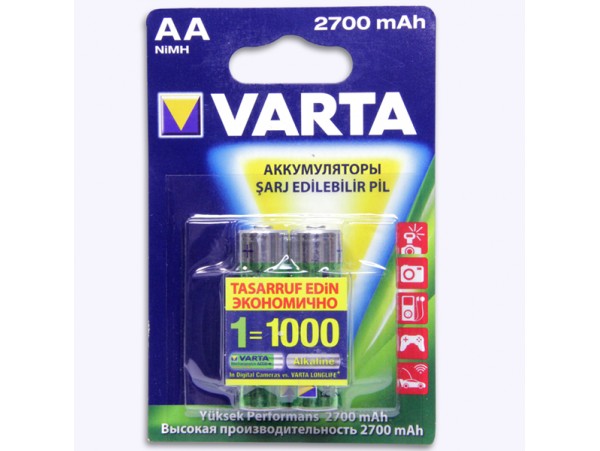 Аккумулятор 1,2V/2700 R06 VARTA 5706