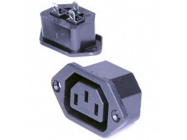 AC-022 Розетка сет. прибор/винт 10A 250V AS-41/JR-121