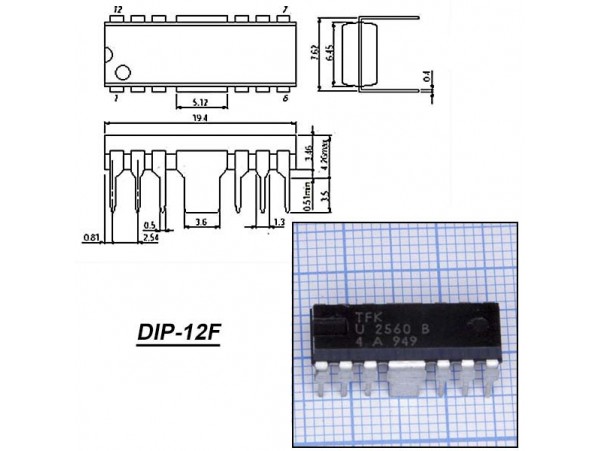 U2560B DIP12F