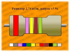 Резистор-0,5-2,74 кОм