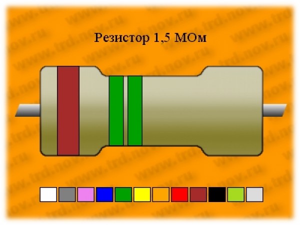 Резистор-0,5-1,5 МОм