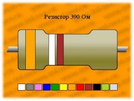 Резистор-0,25-390 Ом