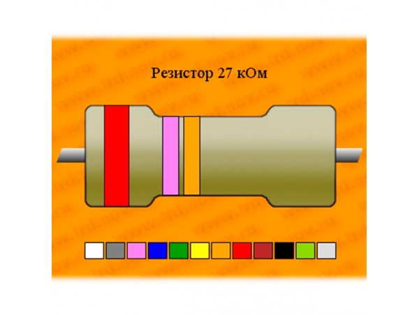 Резистор-0,125-27 кОм