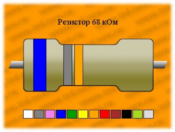 Резистор-0,5-68 кОм