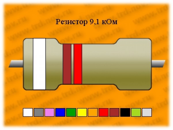 Резистор-0,5-9,1 кОм