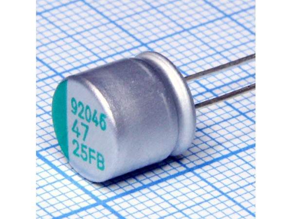 Конд.47/25V 1010 +105°C