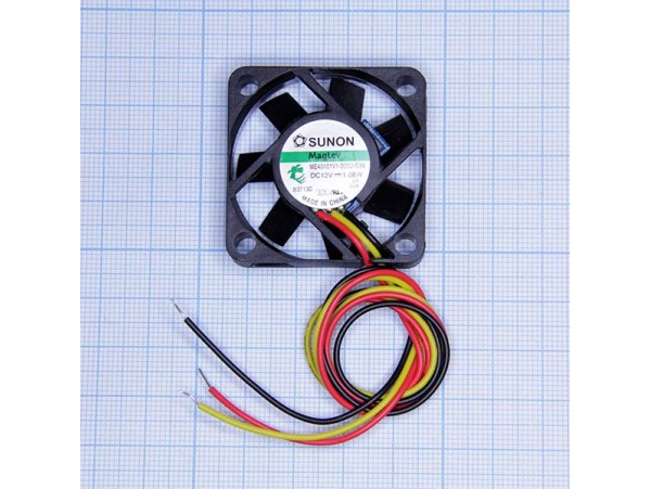 Вентилятор 12V0,09A 40x40x10 3pin ME40101V1-000U-G99