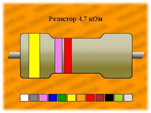 Резистор-0,25-4,7 кОм