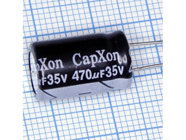 Конд.470/35V 1016 +105°C KM CapXon