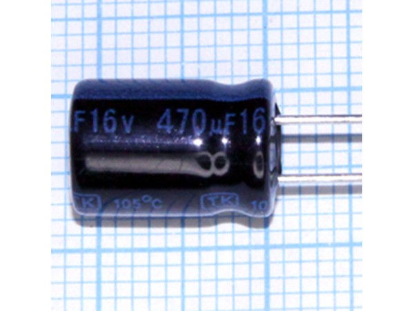 Конд.470/16V 0812 +105°С JAM