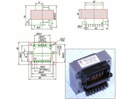 Транс.ТП135-10 (2*15В/0.65A)