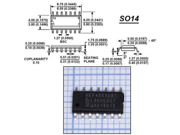 HEF4069UBT smd