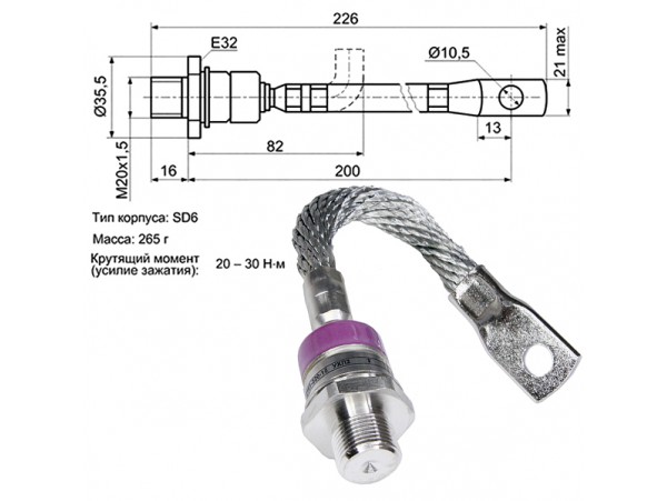 Диод сил. Д161-320-12