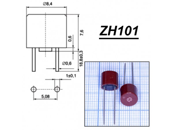 Пред.4А(d=8;h=7) 250V ZH101